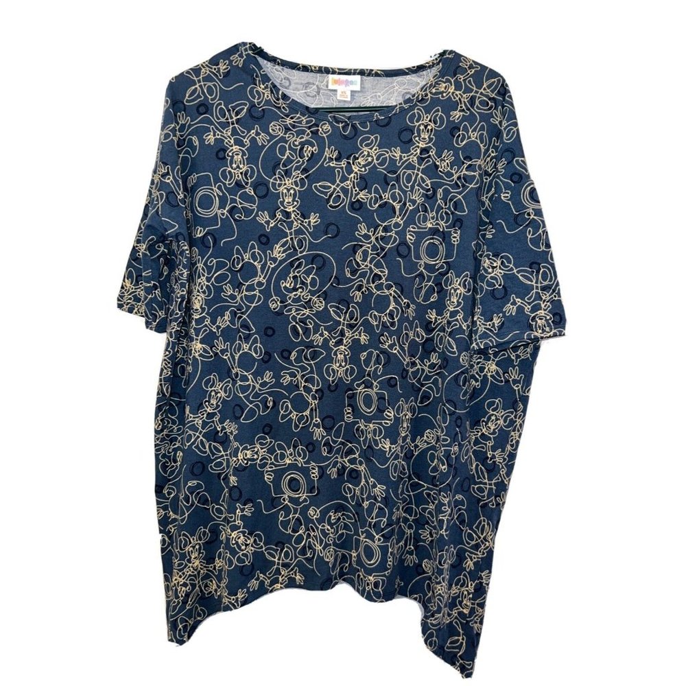 LuLaRoe Minnie Mouse T-Shirt Women’s XS Walt Disney World Short Sleeve Blue